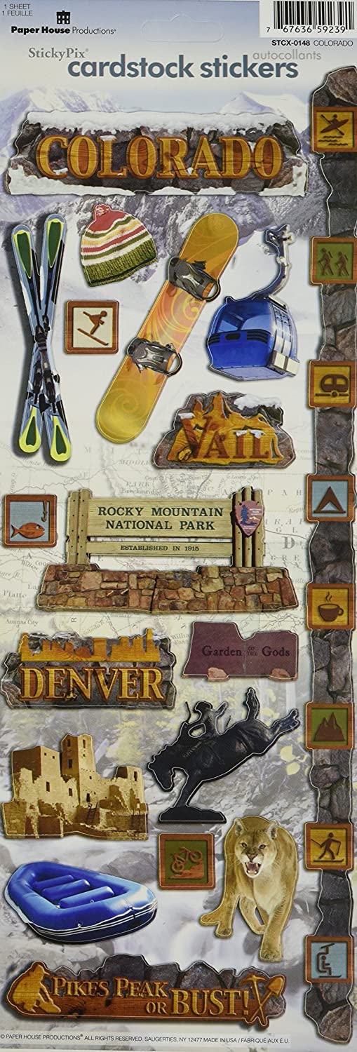 Colorado Cardstock Stickers