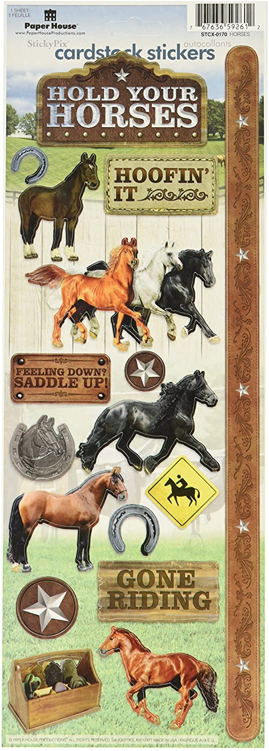 Horses Cardstock Stickers