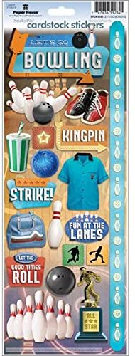 Let's Go Bowling Stickers