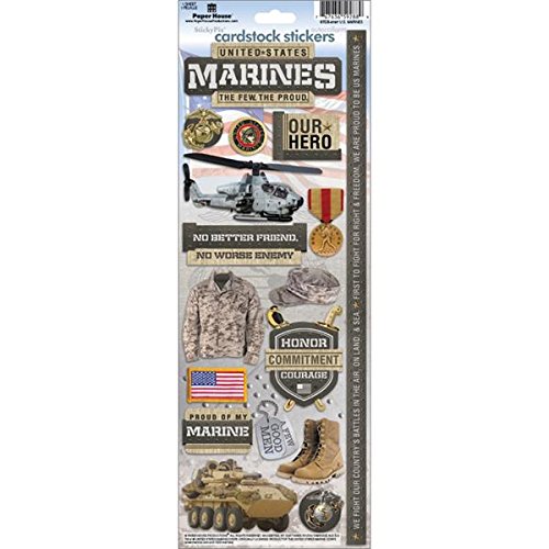 Marines Cardstock Sticker
