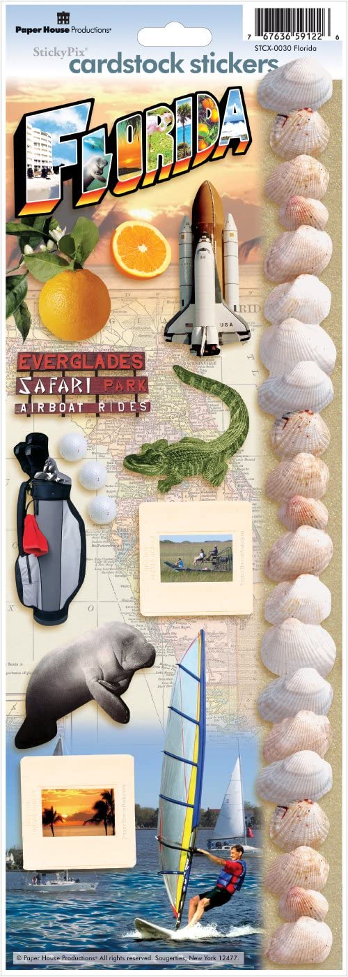 Florida Cardstock Stickers