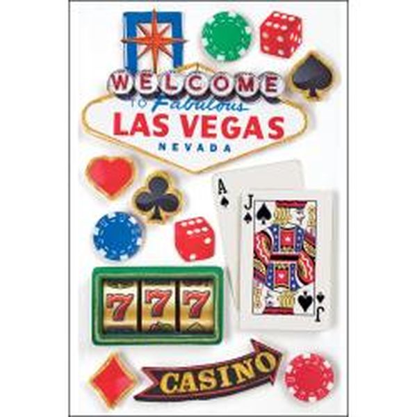 Las Vegas 3-D Stickers