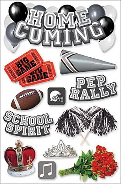 Homecoming 3-D Stickers