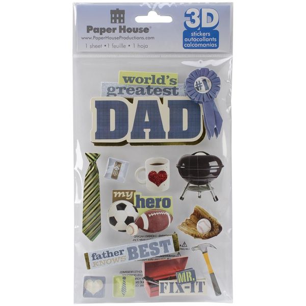 Dad 3-D Stickers 3-D Stickers