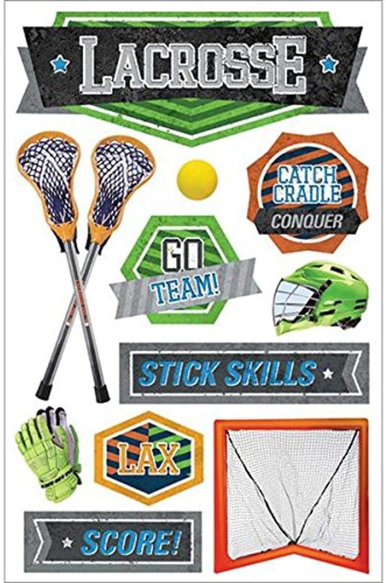 LaCrosse 3-D Stickers