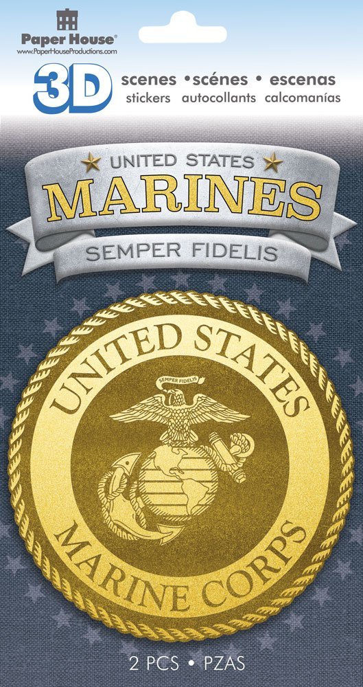 Marines Emblem 3D Sticker