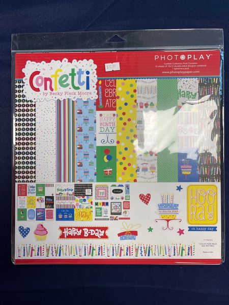 Confetti 11pcs with Ephemera Collection Kit