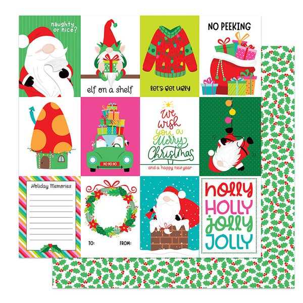 Tulla & Norbert's Christmas Party - Holly Jolly  DS Paper