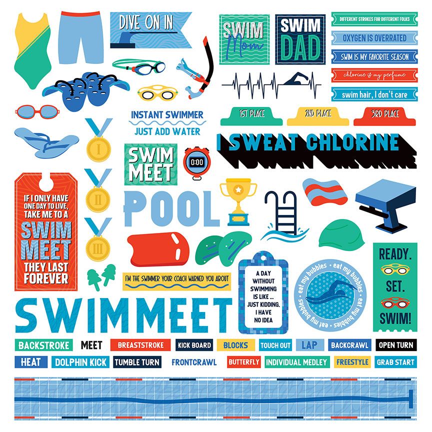 MVP Swimming: Element Sticker