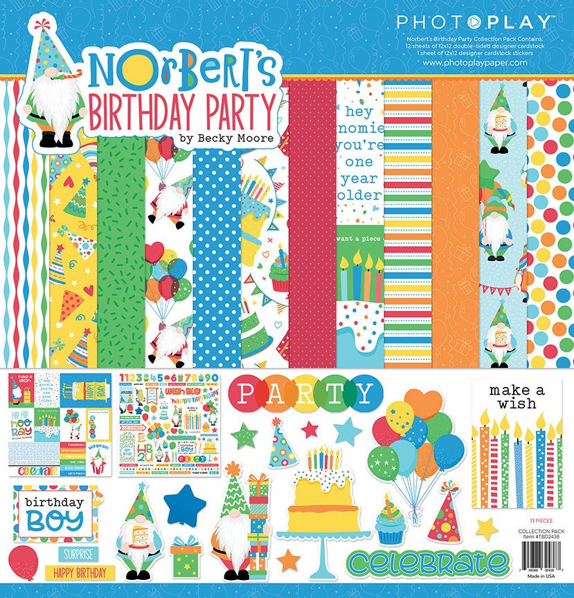 Norbert's Birthday Party 13pcs Kit