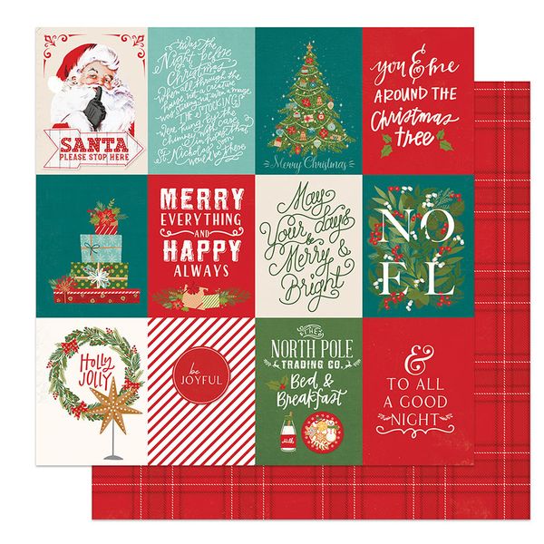 The North Pole Trading Co. - Be Joyful DS Paper