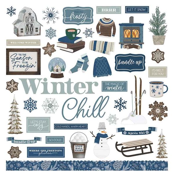 Winter Chalet - Element Sticker