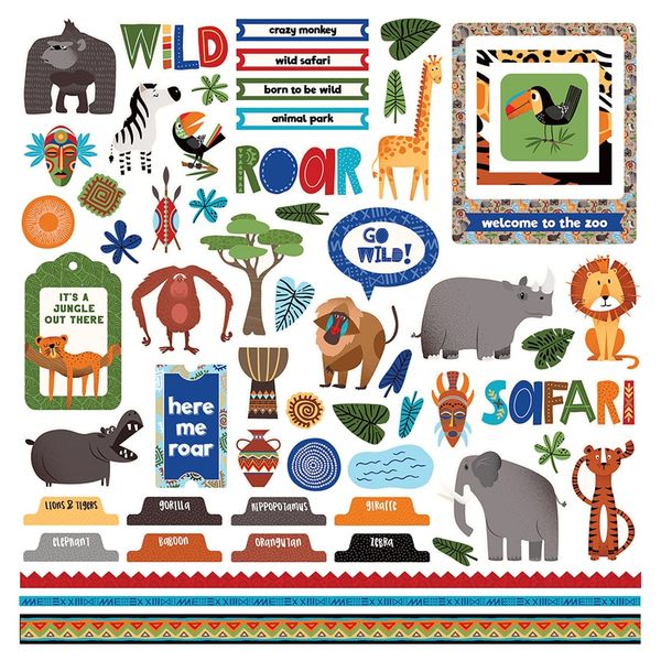 A Walk on the Wild Side Element Stickers