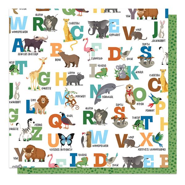 A Day at the ZOO - ABCs DS Paper