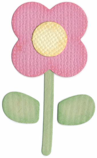 Quickutz Die - Daisy (4 petal w/stem)