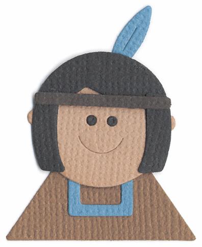 QuicKutz Die - Native American (Boy)