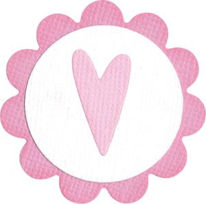 Quickutz Die - Heart (in Scalloped Circle)