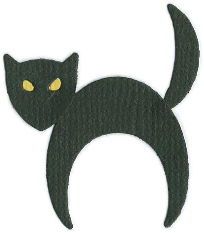 Retired Quickutz Die - black cat