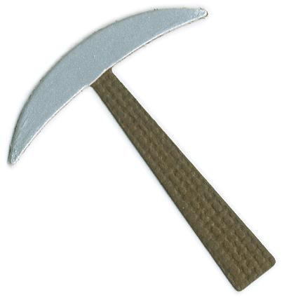 Retired QuicKutz Die - Pickaxe
