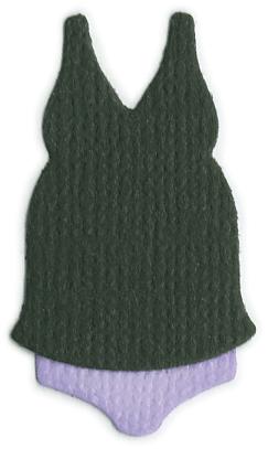 Retired QuicKutz Die - Maternity Swimsuit