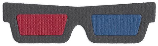 Retired Quickutz Die - Glasses (3D)