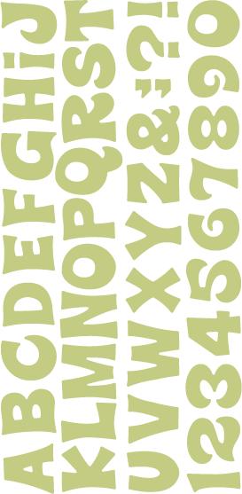 Quickutz 4x8 Dies - Aquarius Alphabet