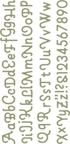 Quickutz 4x8 Dies - Banana Split SkinniMini Alphabet