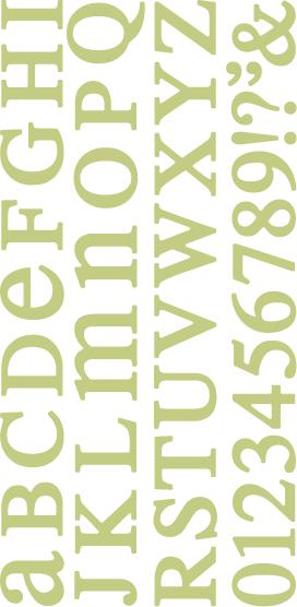 Quickutz 4x8 Dies - Chocolate Alphabet