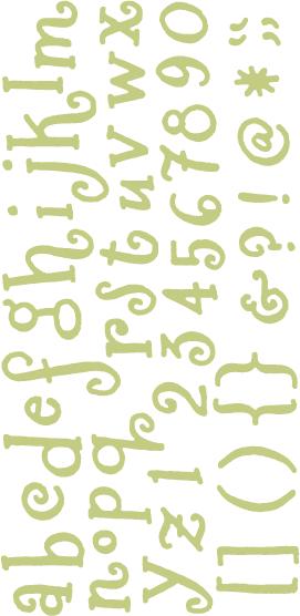 quickutz  アルファベットダイ☆Finale QuicKutz Finale Grand Complete Album Die Set Alphabet