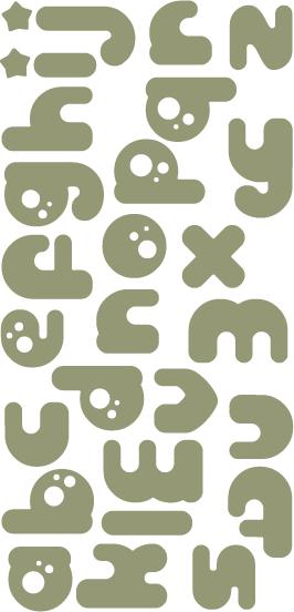 Quickutz 4x8 Dies - Rainbow Classic All-on-One Alphabet