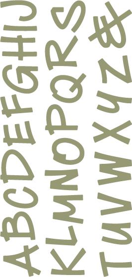 Quickutz 4x8 Dies - Supermarket Mini Alphabet