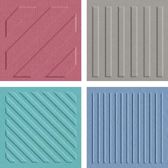 Quickutz 2x2 Embossing Folder - Stripes