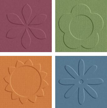 Quickutz 2x2 Embossing Folder - Flowers