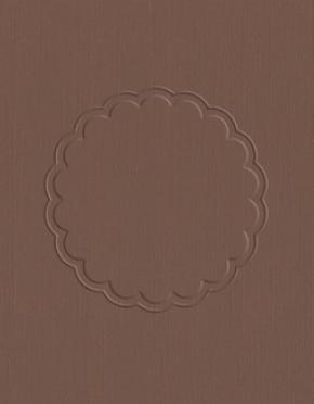 Quickutz A2 Embossing Folder - Scalloped Circle