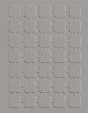 Quickutz A2 Embossing Folder - Retro Squares (Pattern)