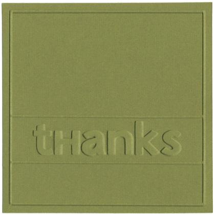 Quickutz Revolution Die - Goosebumpz Embossing Thanks