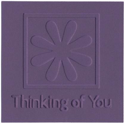 Quickutz Revolution Die - Goosebumpz Embossing Thinking of You