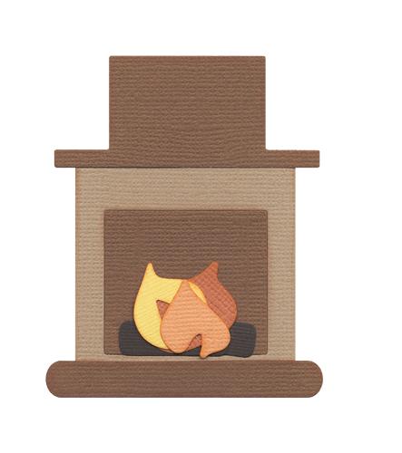 Quickutz Revolution Die - Fireplace