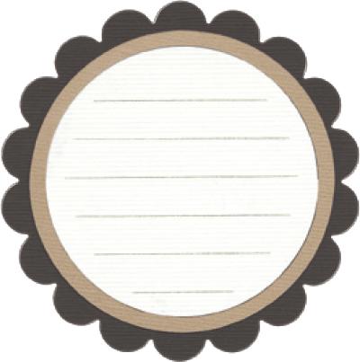 Quickutz Revolution Die - Journaling Block (Circle)