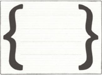 Quickutz Revolution Die - Journaling Block (Brackets)