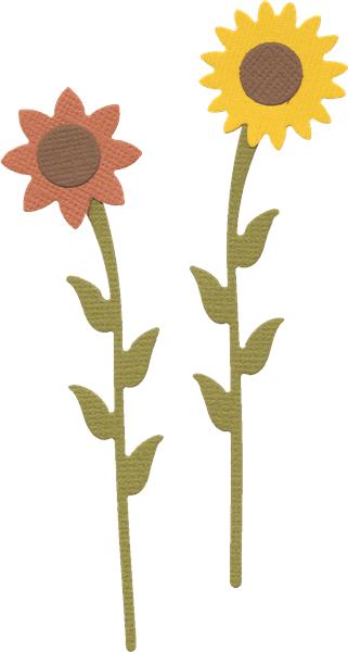 Quickutz Revolution Die - Sunflowers