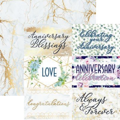 Anniversary Blessings: Blessings of Love Scrapbook Paper