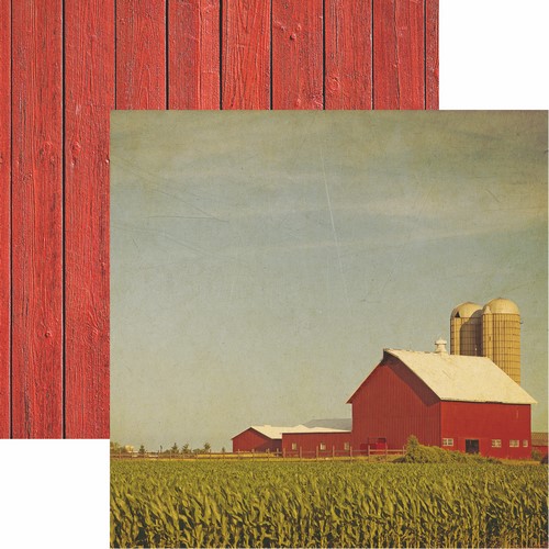 At the Farm: At the Farm Scrapbook Paper