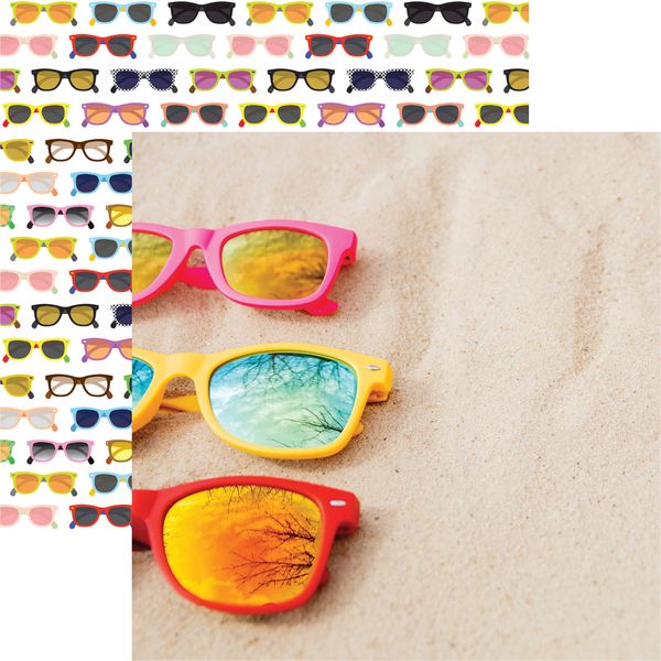 Beachin' Sunglasses: Colorful DS Paper