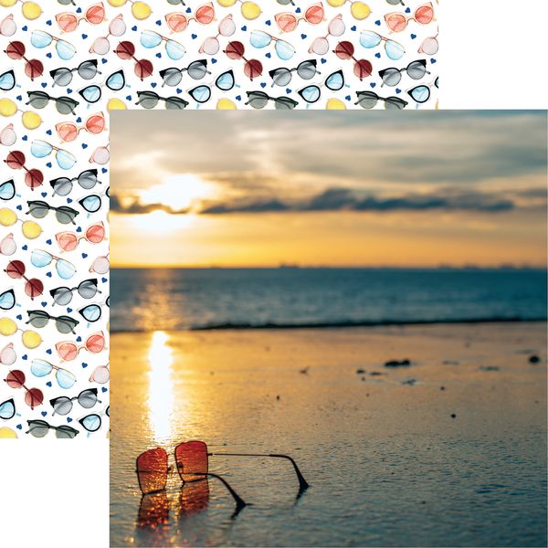 Beachin' Sunglasses: Sunset DS Paper