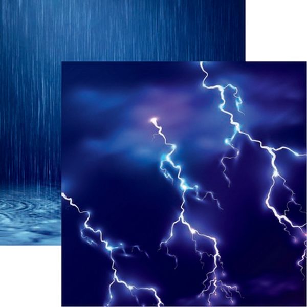 Blue World: Electric Blue Paper