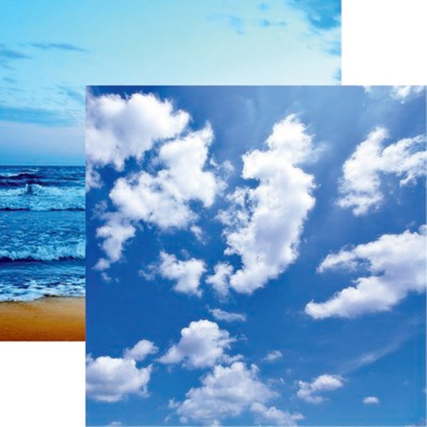 Blue World: Sky Blue Paper