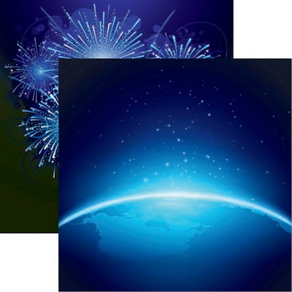 Blue World: Cerulean Blue Paper