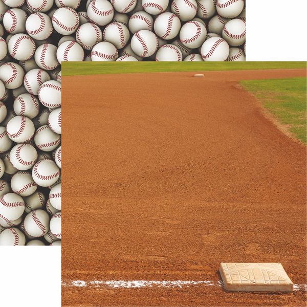 Baseball 2 Collection: Infield Scrapbook Paper
