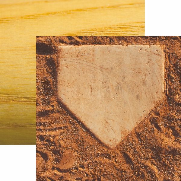 Baseball 2 Collection: Homeplate Scrapbook Paper